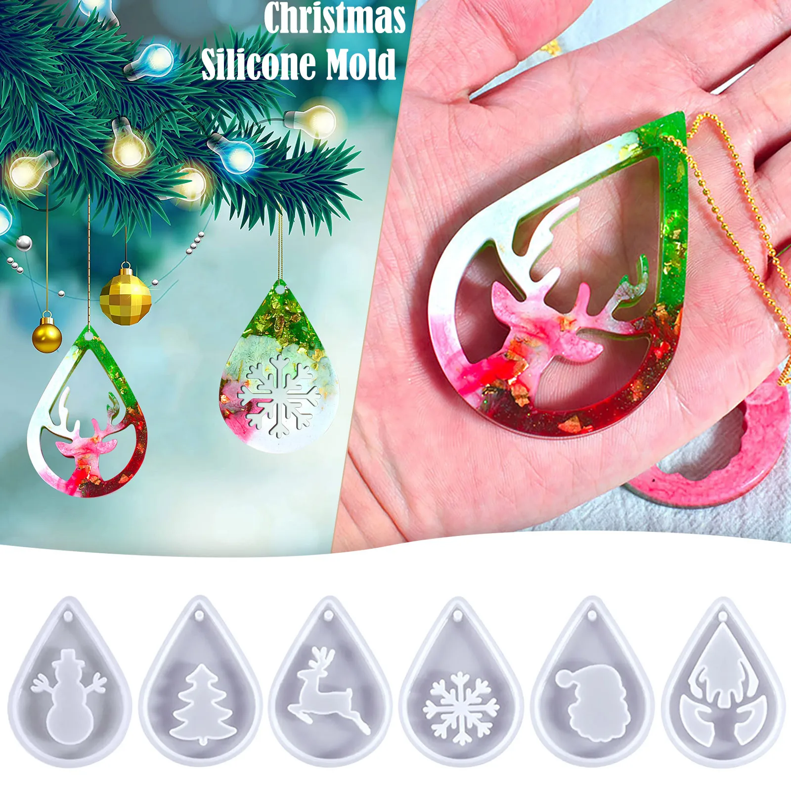 

Силиконовые формы для украшения новогодней елки, «сделай сам»