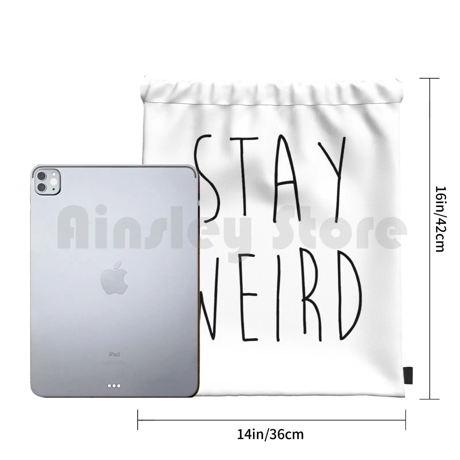 Рюкзак на шнурке с надписью Stay странные забавные котировки сумка для верховой