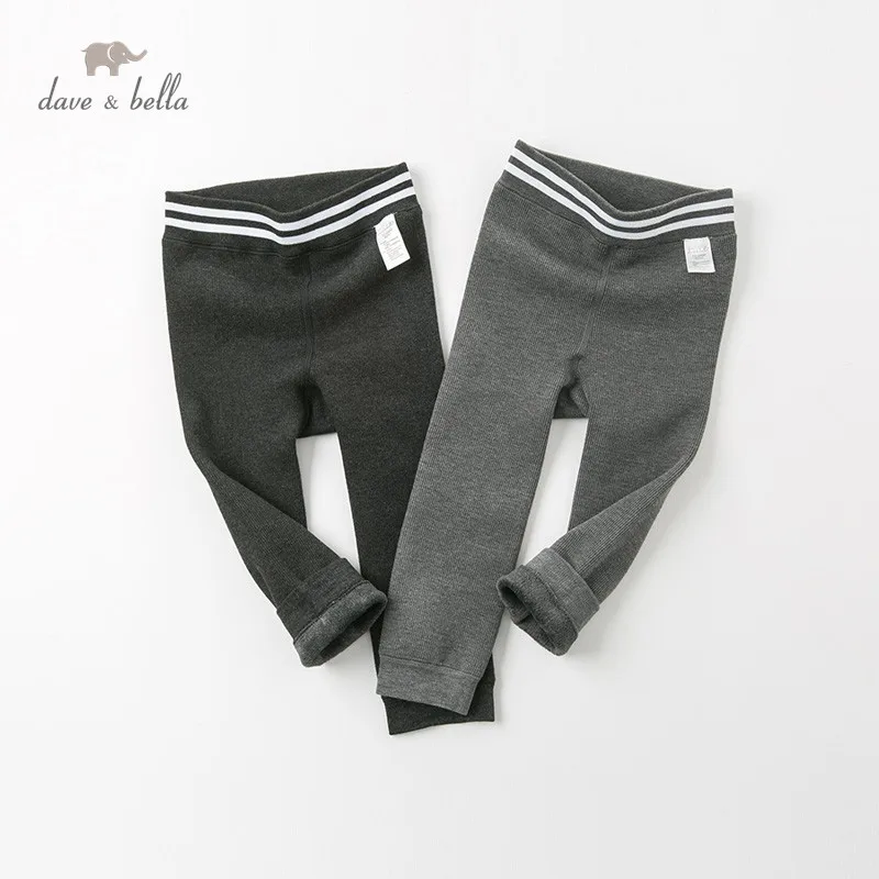 

DB11688 dave bella winter infant baby girls lolita striped padded leggings children fashion leggings