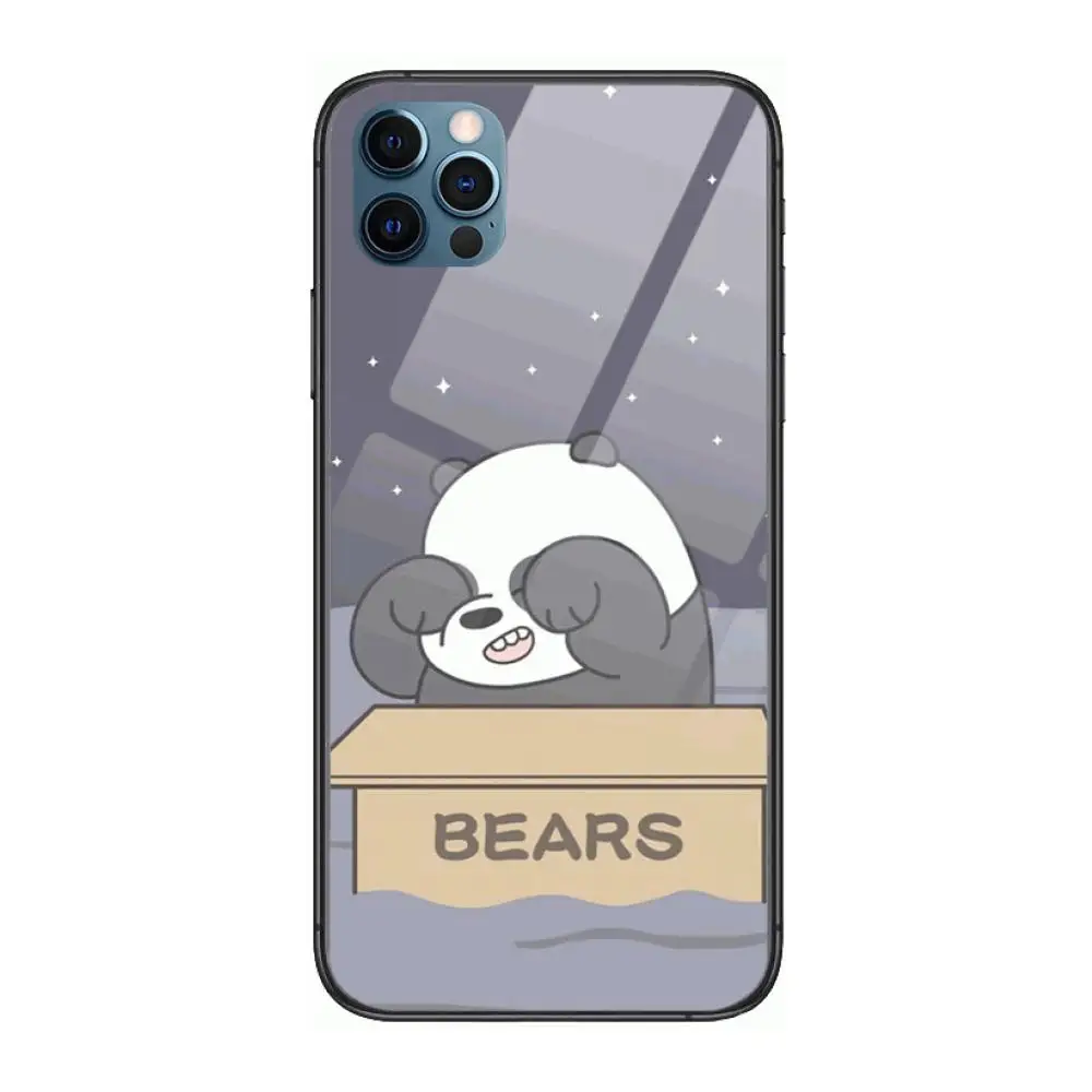 

Cute cartoon panda brown bear polar bear Style Phone Case cover For iphone 12 pro max 11 8 7 6 s XR PLUS X XS SE 2020 mini b