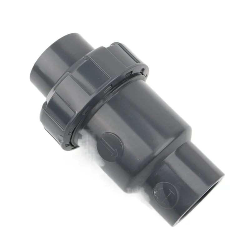1pc 20 25 32 40 50mm PVC Check Valve One Way No-Return Aquarium Fish Tank Adapter Garden Irrigation Water Pipe Joints | Обустройство