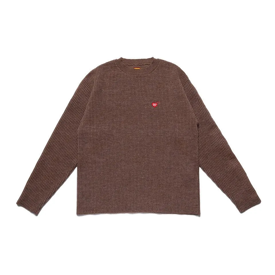 

HUMAN MADE HEART WAFFLE SWEATER KOREAN FASHION CLOTHING
