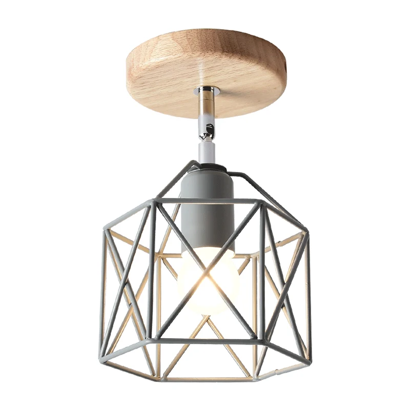 BOTIMI современные светодиодные потолочные лампы с металлическим абажуром для