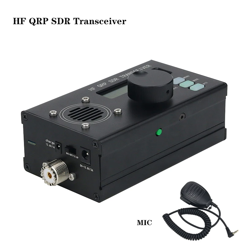 

Wishcolor USDX USDR HF QRP SDR Transceiver SSB/CW Transceiver 8-Band 5W DSP SDR With Black Shell For Ham Radio