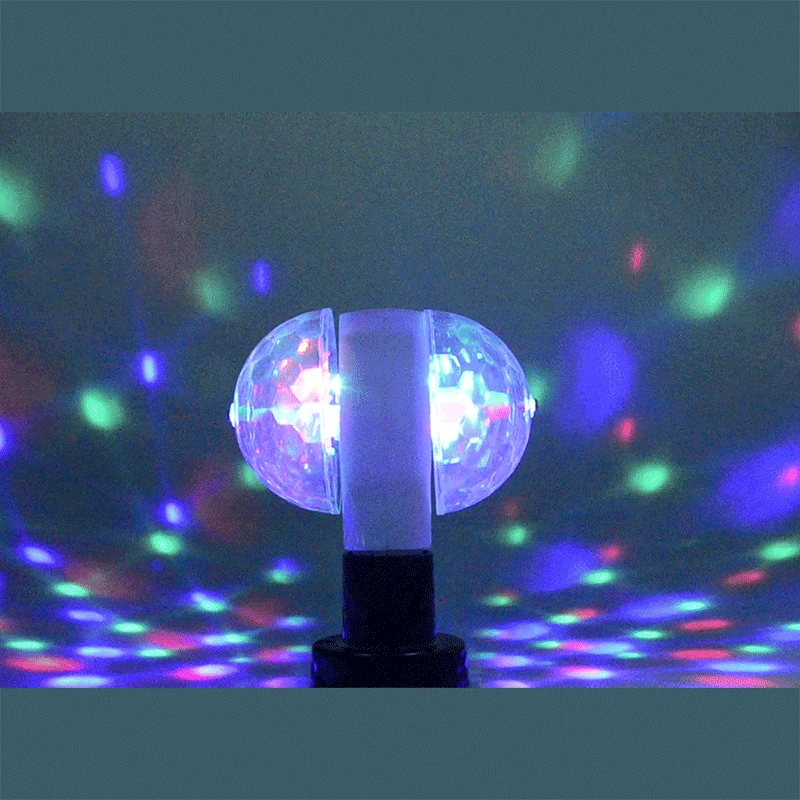 

Full Color 6W RGB Led Lamps E27 Lampada Bulbs AC 85-265V 110V 220V Auto Rotating Stage Lights Projector DJ Party Show Disco Ball