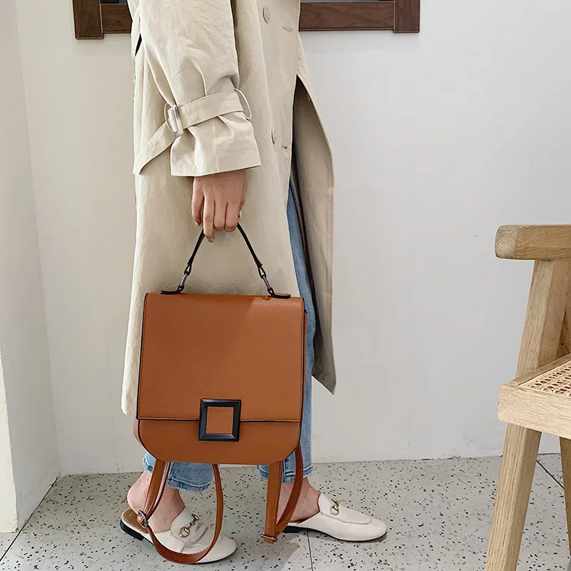 Модный женский рюкзак высокого качества из искусственной кожи рюкзаки для