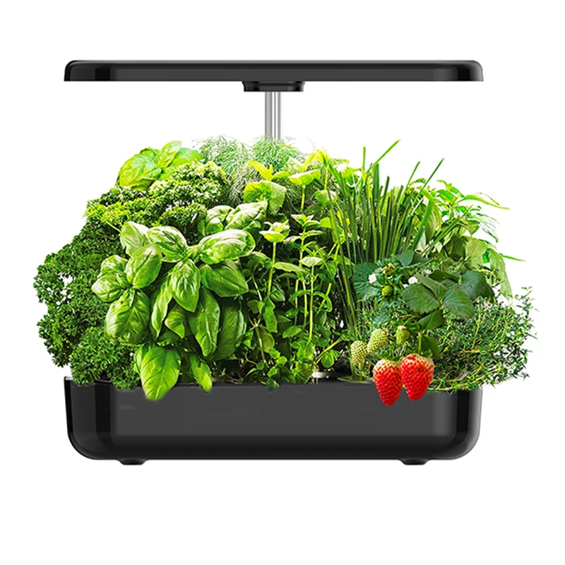 Hydroponics Growing System 12 Pods Indoor Herb Garden With Led Grow Light Smart Garden Planter For Home Kitchen Automatic Timer