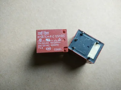 Реле 875B-1CH-C 875B-1CH-F-V 12VDC 22F-1C-12V-17A | Обустройство дома