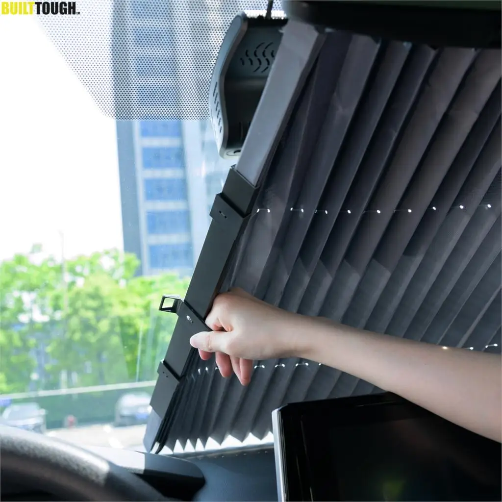 Car Sunshade Sun Visor Protector Auto Parasol For Front&Rear Windshield Side Window Shade Block Interior UV-protective Curtains