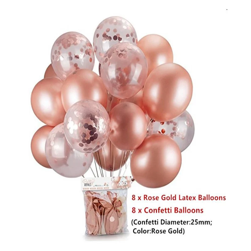 

16 шт., латексные воздушные шары, 18 дюймов