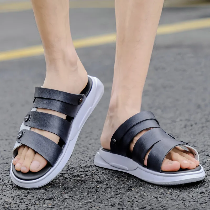 

Famous Brand High Quality Shoes Men Men's Summer Designer Home Fashion Casual For Non-slip Handmade Take A Shower Trend Light