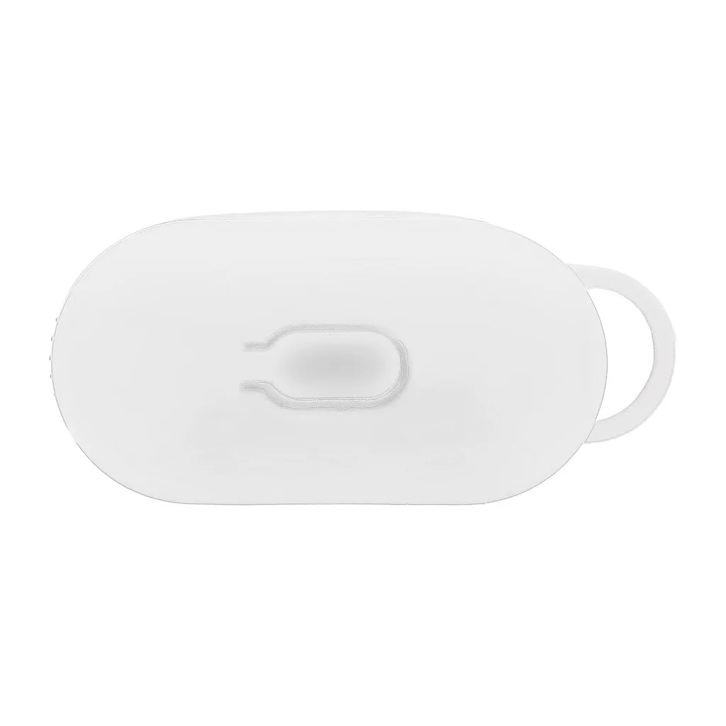 Беспроводной чехол для наушников Airpods 2 и 1 зарядный силиконовый защитный чехол и брелок с помпоном FW3