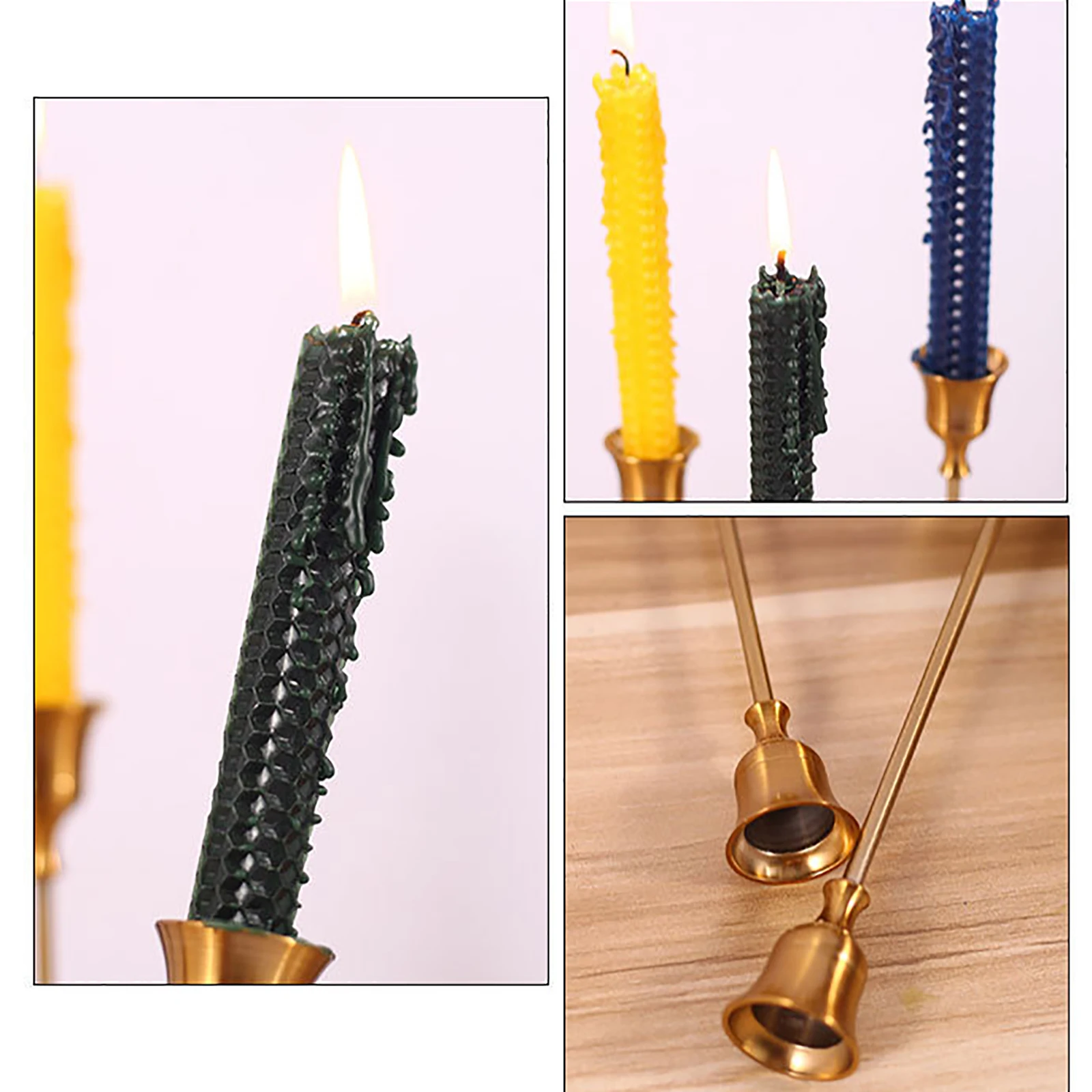 

3 Pcs European Metal Candle Holder Simple Golden Wedding Decoration Bar Party Living Room Decoration Home Decoration 19/22/25cm