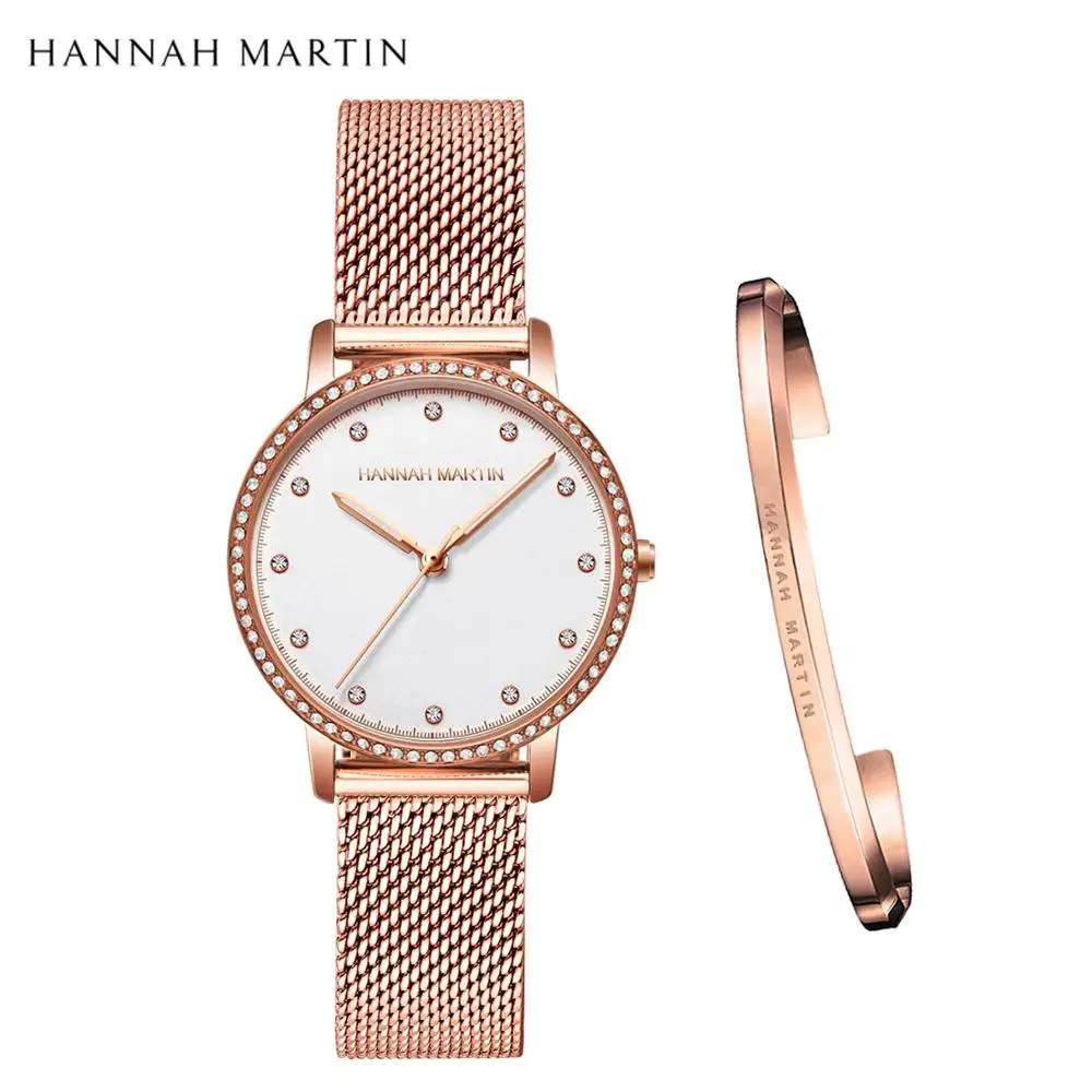 Набор браслет японский механизм оригинальный простой дизайн женские модные часы