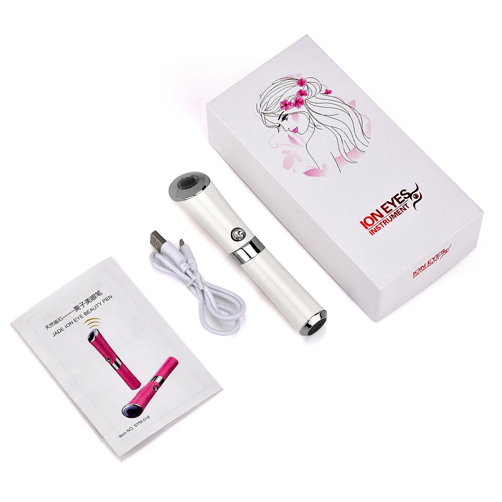 

Ultrasonic Mini Eye Massage Anti-wrinkle Remove Eye Bags Dark Circles Beauty Light Pen Eye Lift Beauty Tool Facial Massage