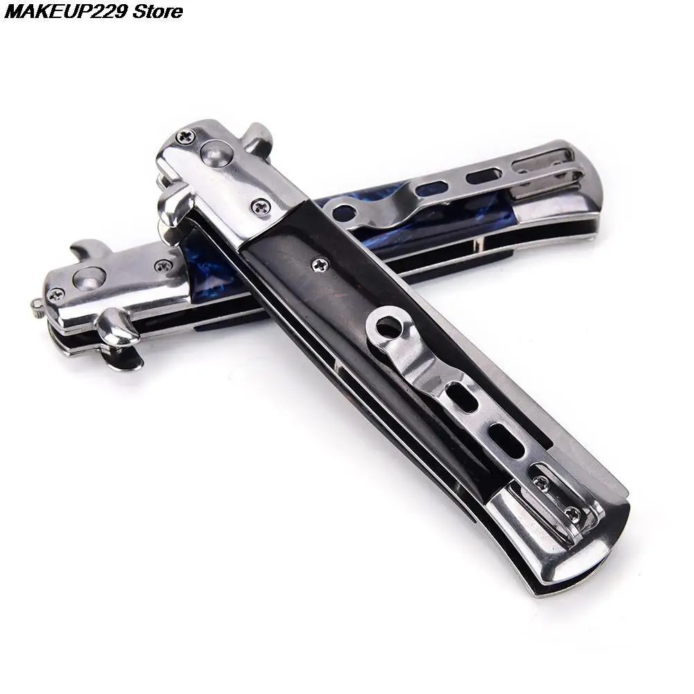 Складной мини-Расческа для ножей из нержавеющей стали автоматический триммер