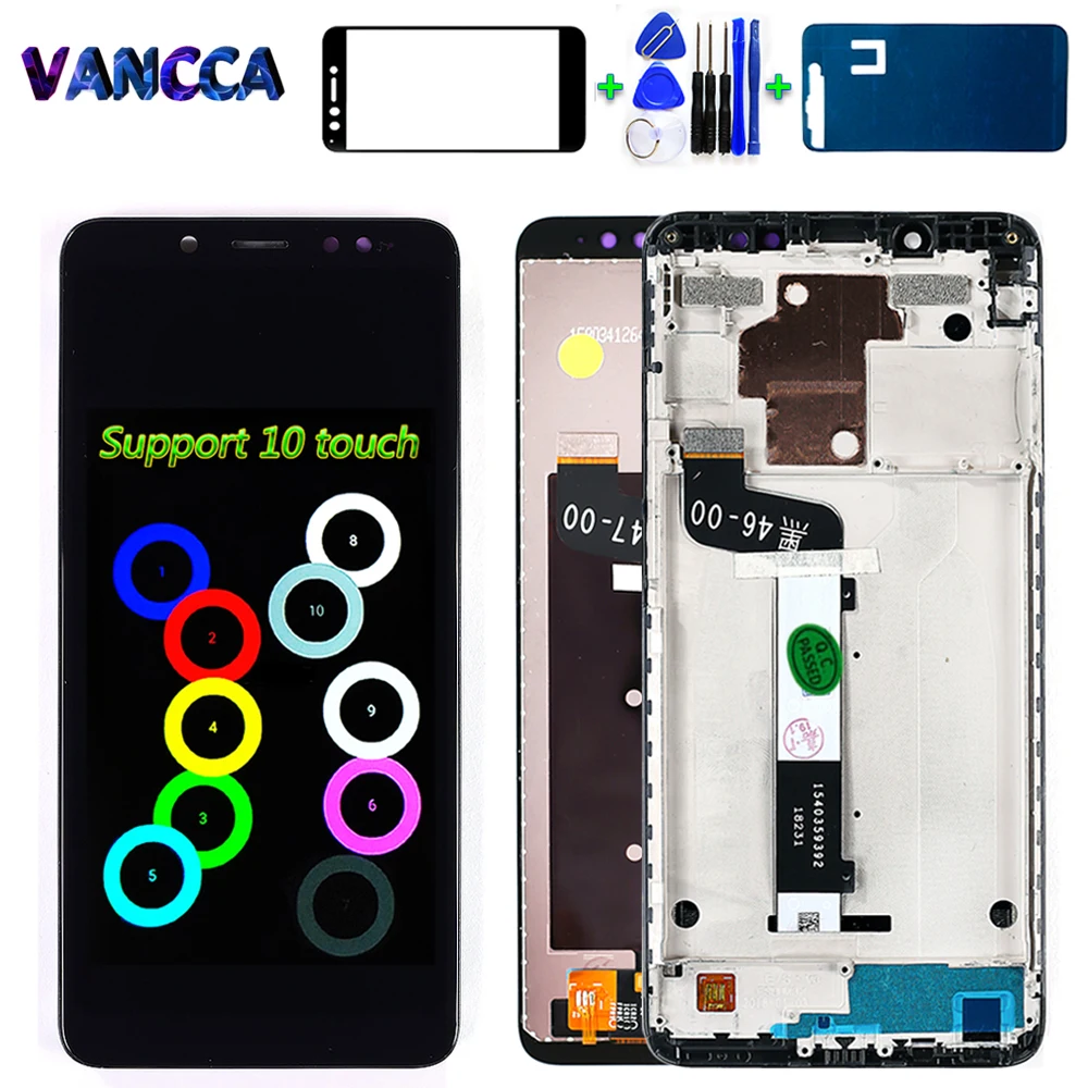 Vancca 5 99 дюймовый ЖК экран для Xiaomi Redmi note / Note pro черный дигитайзер в сборе дисплей