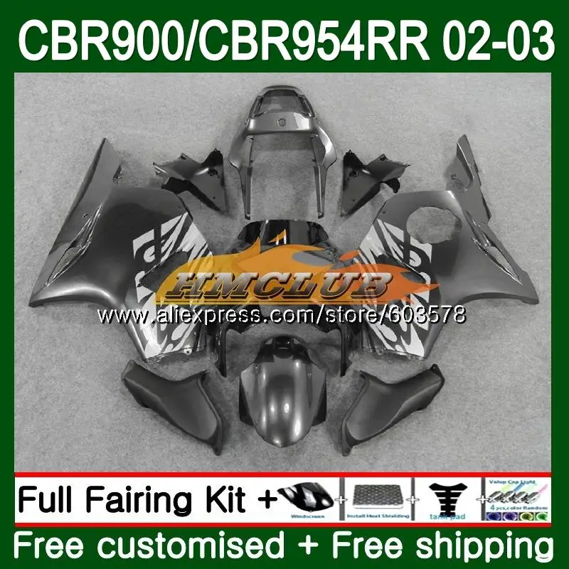 

Body For HONDA CBR 954 RR CBR900 RR CBR954 RR 2002 2003 76CL.50 CBR 900RR CBR954RR CBR900RR CBR 954RR 02 03 Fairing Silvery grey
