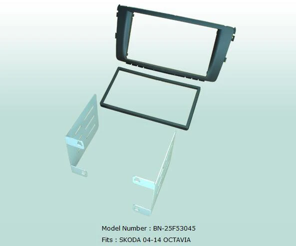 

Car Fascias 2 Din Audio Panel Frame Dash Kit For Skoda Octavia 2004 2005 2006 2007 2008 2009 2010 2011 2012 2013 2014