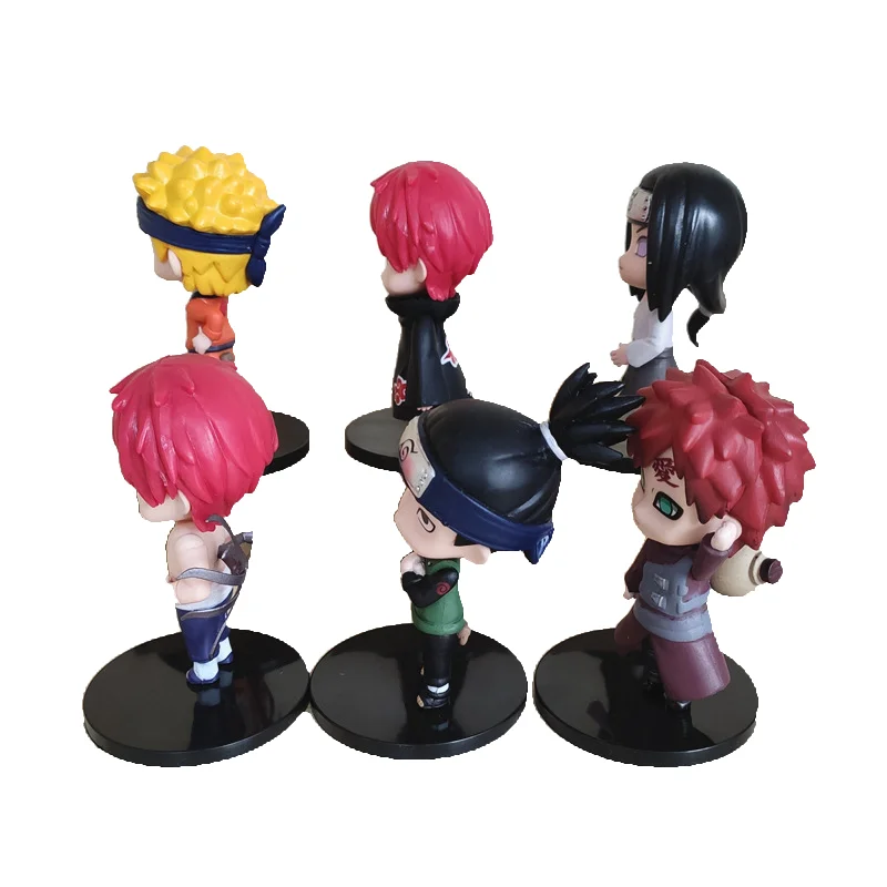 Фигурка героя Аниме Наруто ГК Узумаки Хьюга недзи модель Q версии 9 см АБС-пластик