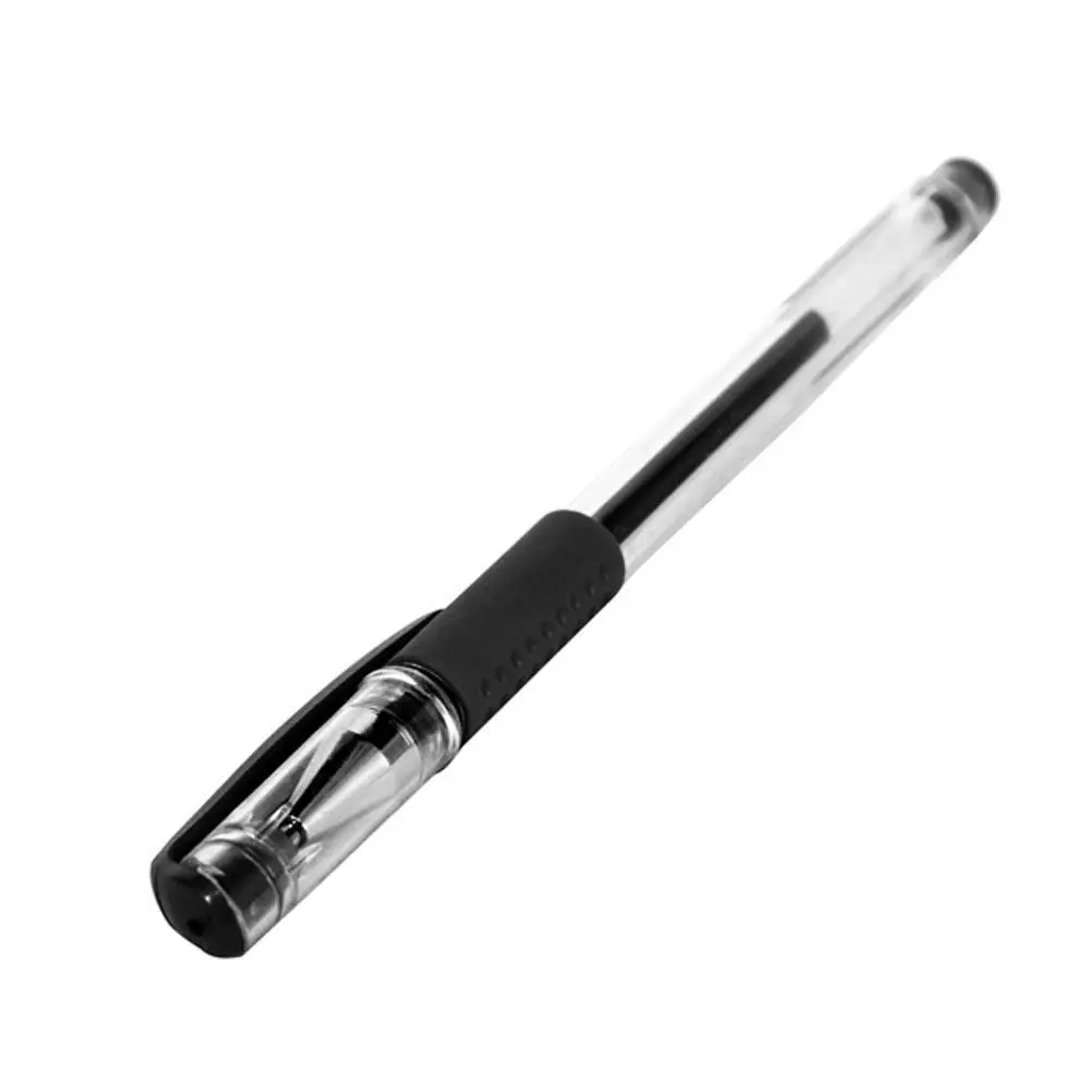 1 шт. гелевые чернильные шариковые ручки тонкие 0 5 мм Гладкая линия черный легко