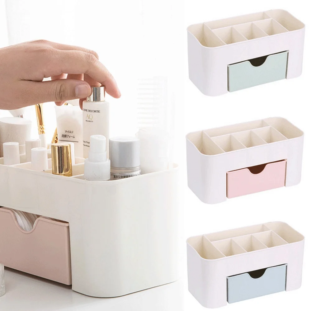 

Makeup Brush Holder Cosmetic Case Storage Organizer Women Jewelry Box Drawer