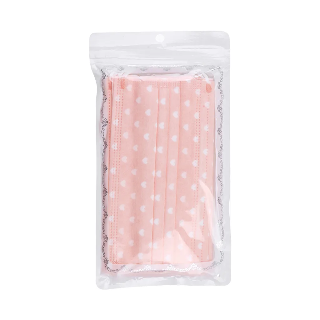 

Disposable 10-200PCS Masque Pour Visage Mascarillas Non-woven Face Mask Fashion Breathing Printing Adult Unisex Fashion Mask