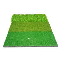 anti slip golf mat 3 in 1 golf hitting mat nylon grass turf mat pad golf swing chipping practice greens for indooroutdoor