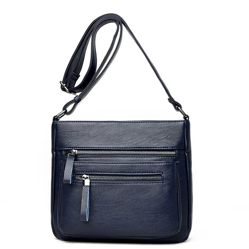 Sac A основной Femme роскошные кожаные сумки женские сумки дизайнерские женские сумки для женщин сумки через плечо Bolsa Feminina - Цвет: BLUE