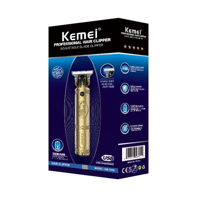 

Kemei Electric Hair Clipper 10W Metal Hair Trimmer USB Chraging Hair Cutting Professional Beard Trimmer Haircut Styling