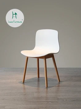 Louis Fashion Dining chair Denmark wood legs simple large-sized apartment creative personality chair coffee recreational