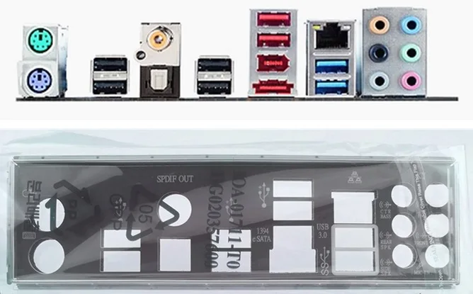 

Новая задняя панель I/O для материнской платы P7P55D-E PRO, бесплатная доставка