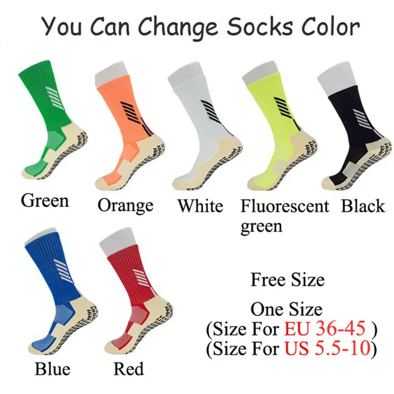

Brand New Men Compression Socks Soccer Football Basketball Sports Anti Slip Long Socks Man Outdoor Active Wear