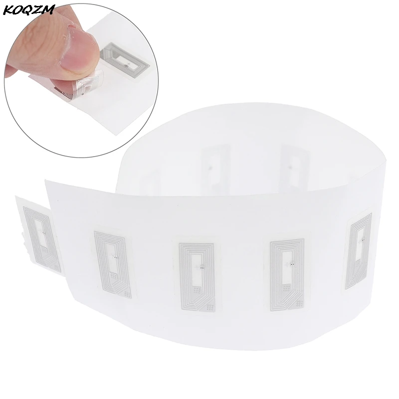 

10Pcs NFC Chip Ntag213 Sticker Wet Inlay 2*1cm 13.56MHz RFID NTAG 213 Label Tag