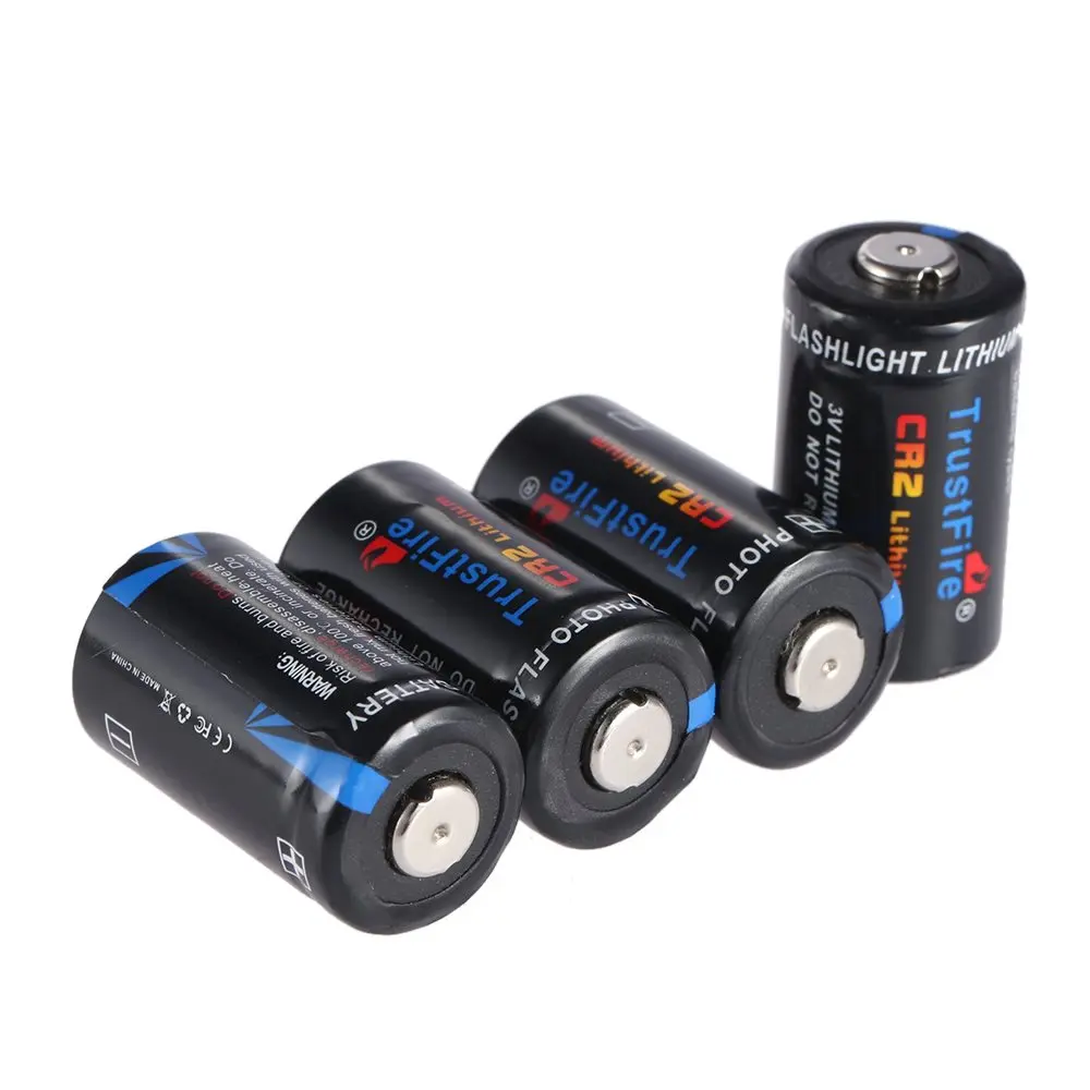 TrustFire CR2 Battery 3V 750mAh CR 2 Lithium Non-rechargeable Batteries with Safety Relief Valve for Flashlights Headlamp Camera |