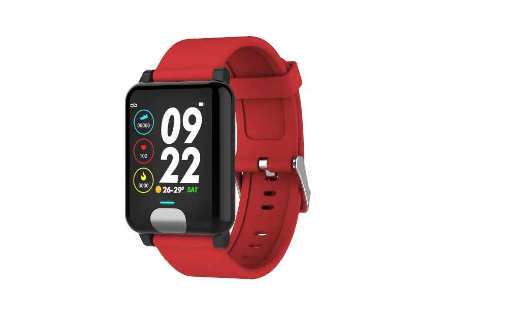 Sport E04 Smart bracelet heart rate blood pressure oxygen ECG monitoring 1.3&quot waterproof smart watch for Android IOS iphone6 7 X |