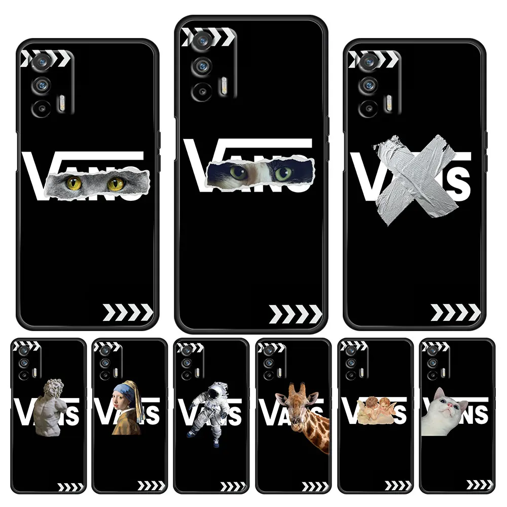 

V Wanan cool sports Soft Shockproof Black Phone Case For OPPO Realme GT Neo 2 Explorer Master Flash Edition Coque