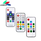 Контроллер WS2811 WS2812B для светодиодной Пиксельной ленты, USBDC 3 клавиши, радиочастотные 141721 клавиши с пультом дистанционного управления DC5-24V