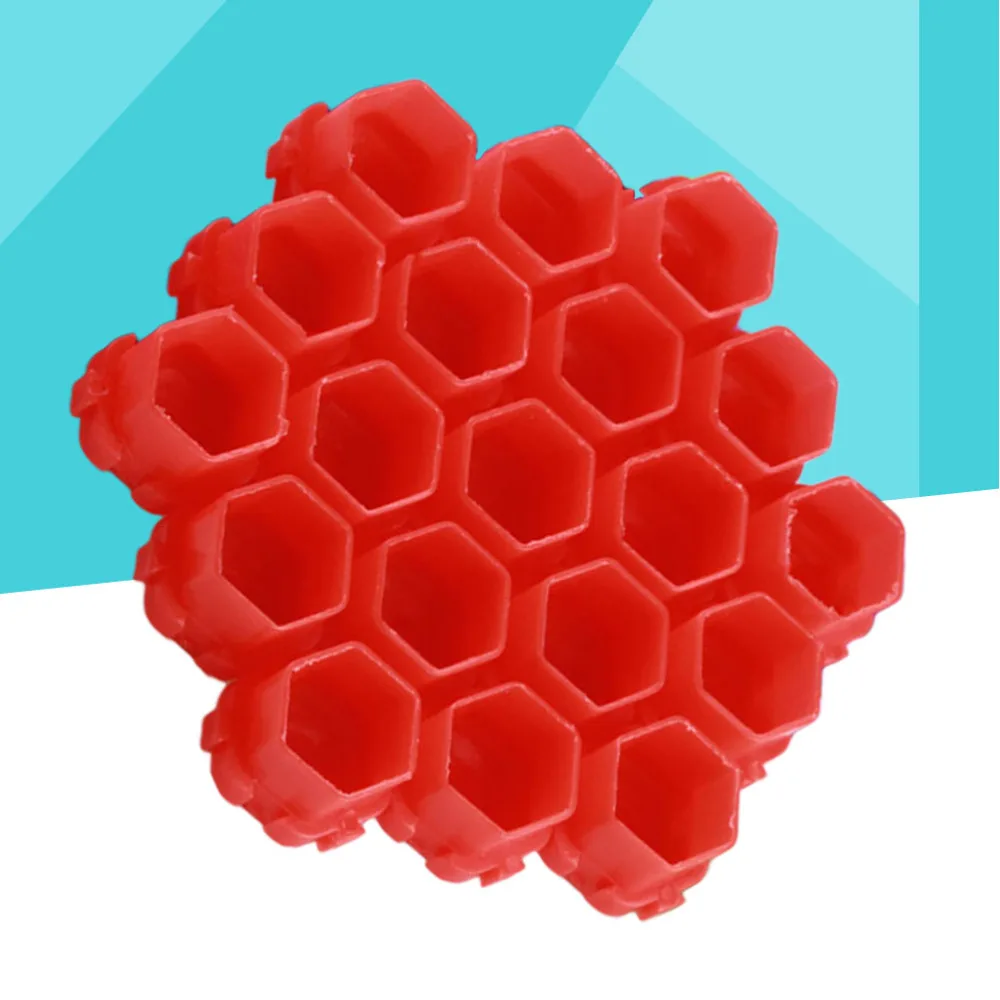 

200pcs Spliceable Honeycomb Color Cup Ink Cup Paint Cup Pigment Cups Ink Cup for Painting Use (White)