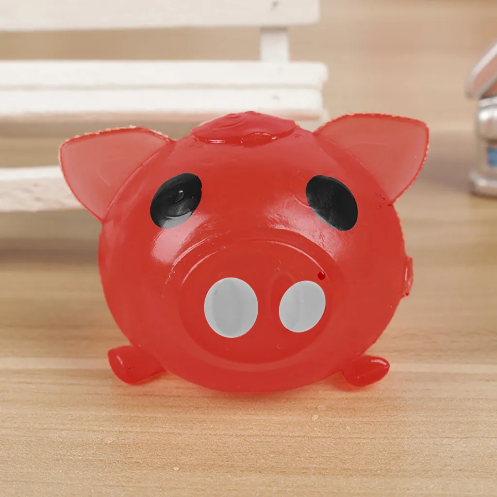 3 шт. Jello Pig милый антистресс Splat водный мяч-свинка вентиляционная игрушка липкая