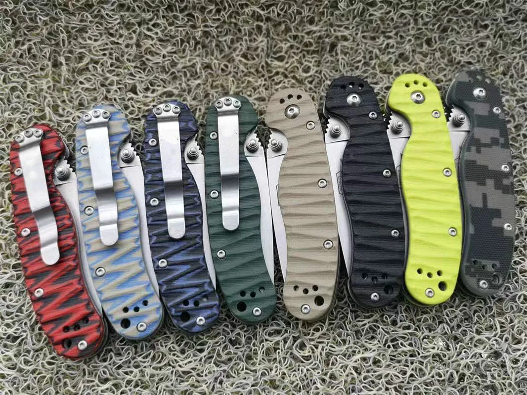 

Eafengrow RAT2 Tactical Folding Knife AUS-8 Blade Pocket Knives G10 Handle Outdoor EDC Tool Camping Multifunction Survival Knife