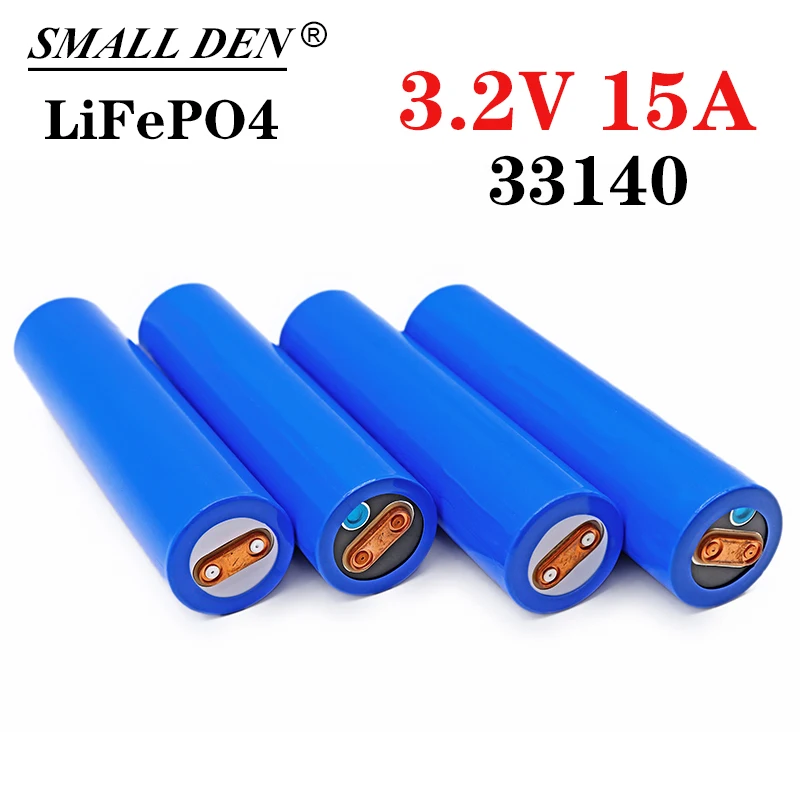 24 шт 3 2 v 15Ah Lifepo4 33140 Батарея литий железо фосфатных аккумуляторов и Diy12v 24v 36v 48v