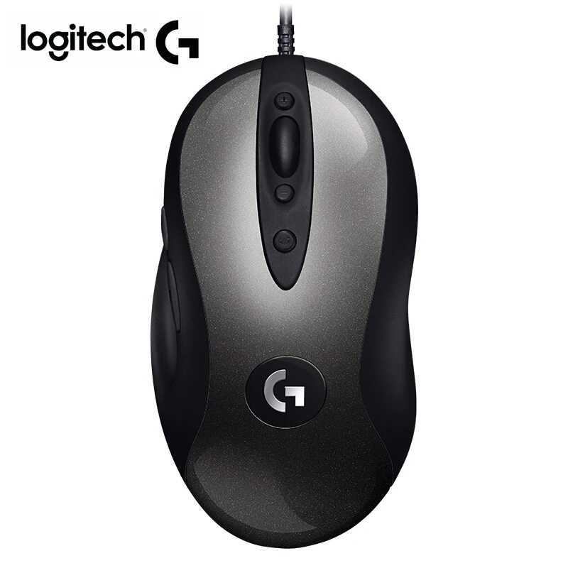 

Мышь Logitech MX518, легендарная Классическая игровая, 16000 DPI, сенсор HERO, для игр на ПК, DOTA2 PUBG Mouse, геймерская