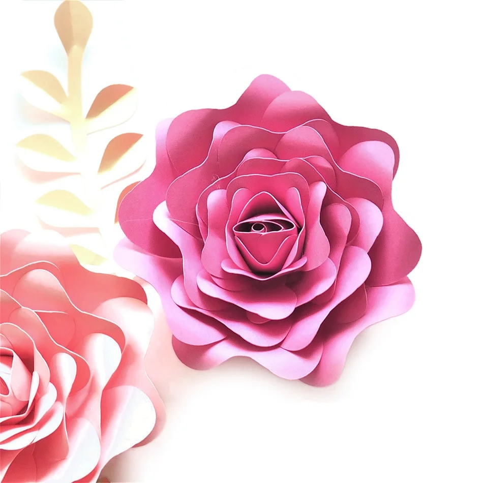 DIY Paper Flowers Leaves Nursery Set For Baby Girl Wall Art Kids Room Decoration Decor Floral Rose Deco | Дом и сад