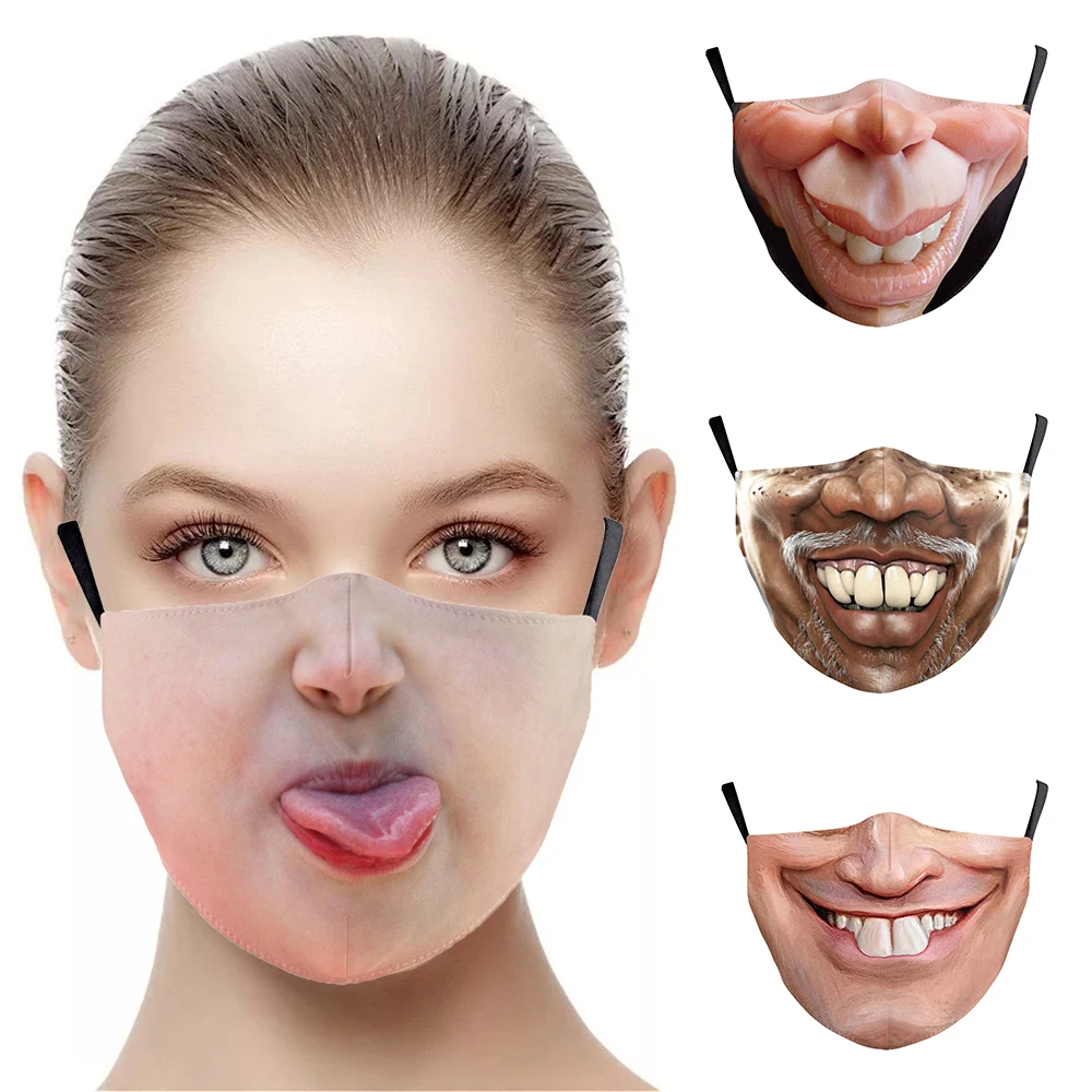 

Маска Мужская/Женская, дышащая, с 3D принтом