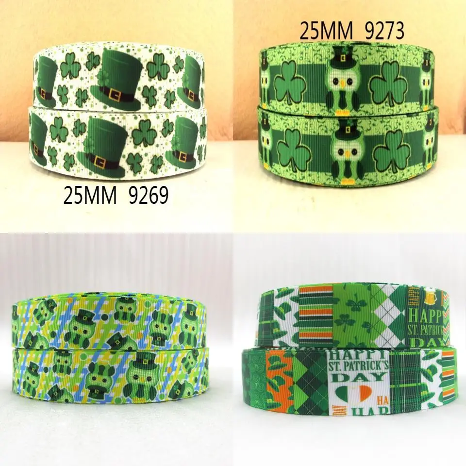 David accessories 25 мм корсажная лента с принтом Св. Патрика ткань сделай сам для