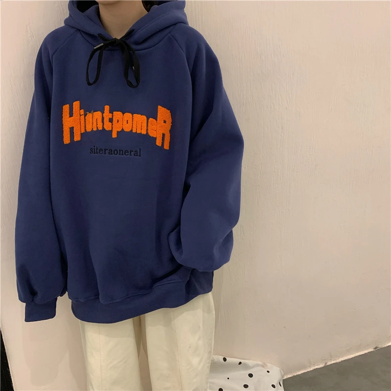 

Spring and Autumn Korean Women's Hooded Sweater Casual Sportswear Women's Fashion Casual Fitness Sports Street Shirt Pullover