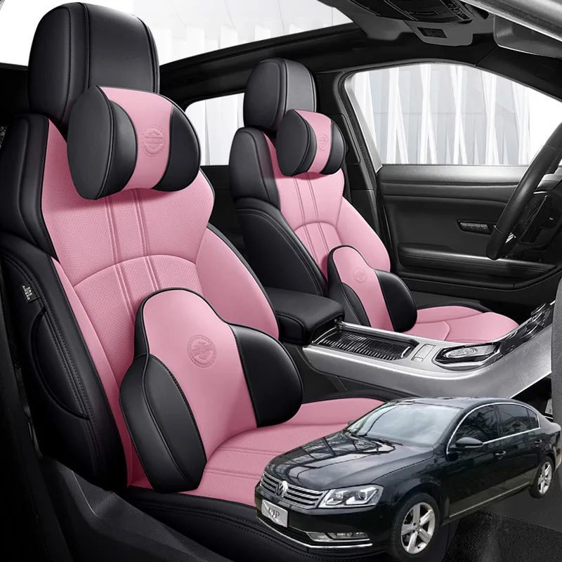 

NAPPA Leather 5 seats Car seat covers For vw Volkswagen 2007 2008 2009 2010 2012 2013 2015 2015 2016 2017 2018 2019 accessories