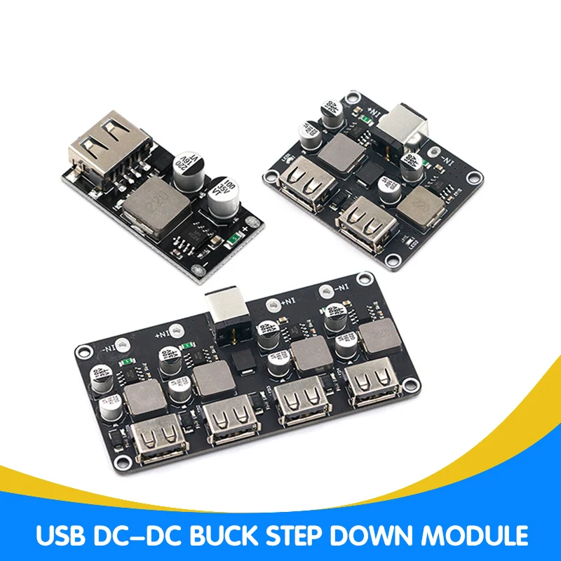 USB QC3.0 QC2.0 USB DC-DC понижающий преобразователь зарядный понижающий модуль 6-32 в 9 в 12 В 24 В для быстрого зарядного устройства печатная плата 5 В