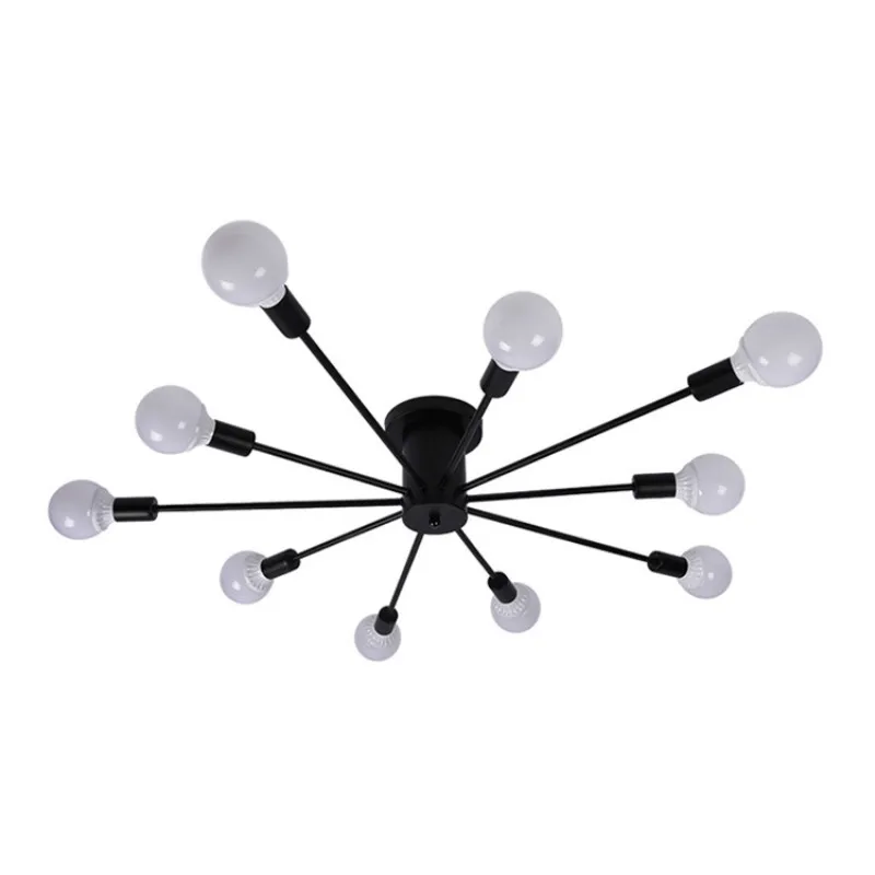 Ретро стиль минималистский линии железа искусства светодиодный потолочный